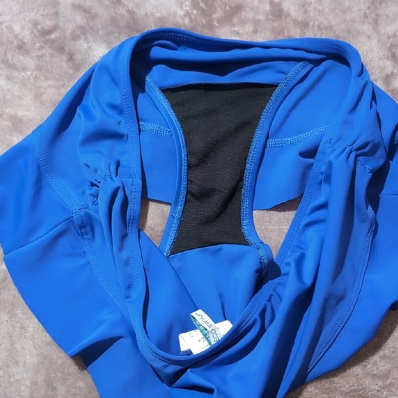 Blue Bikini Set with Red Bow - Picture 4 of 7